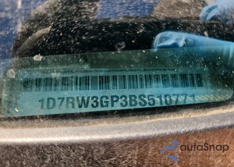 2011 Dodge Dakota Slt z USA, uszkodzony, nr VIN 1D7RW3GP3BS510771